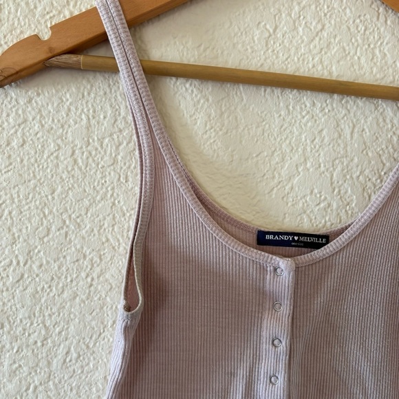 Brandy Melville ribbed tank One Size - Picture 5 of 9